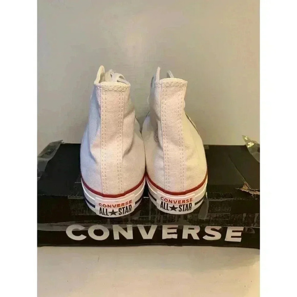 .866 New! Converse All Star High Top White-US 4 Mens - Picture 6 of 6